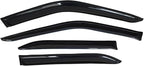 Outside Window Visors Rain Guards Vent Deflectors Compatible with Mitsubishi Eclipse Cross 2018-2025 2026, Window Vent Sun Visor Deflector 4pcs SmokeTinted