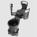 Cup Holder Expander for car, 2 in 1 Multifunctional Car Cup Holder Extender Adapter,with Adjustable Base,Compatible with Hydro Flask, Yeti, Nalgene, 32/40 oz Large Bottles Drinks Mugs
