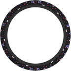 Flower Steering Wheel Cover Car Accessories Cute for Women Girls Universal 15 Inch Neoprene Auto Interior Decor Anti Slip Automotive Trucks Protector
