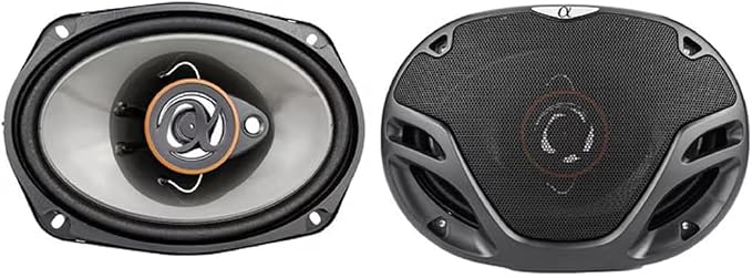 AS2629P Loudspeakers Pair of 6.5" 350W Max 3-Way Speakers Plus 6X9 500W Max 3-Way Car Audio Coaxial Speakers 4 Ohms Premium Quality Audio Door Speakers for Car or Truck Stereo Sound System