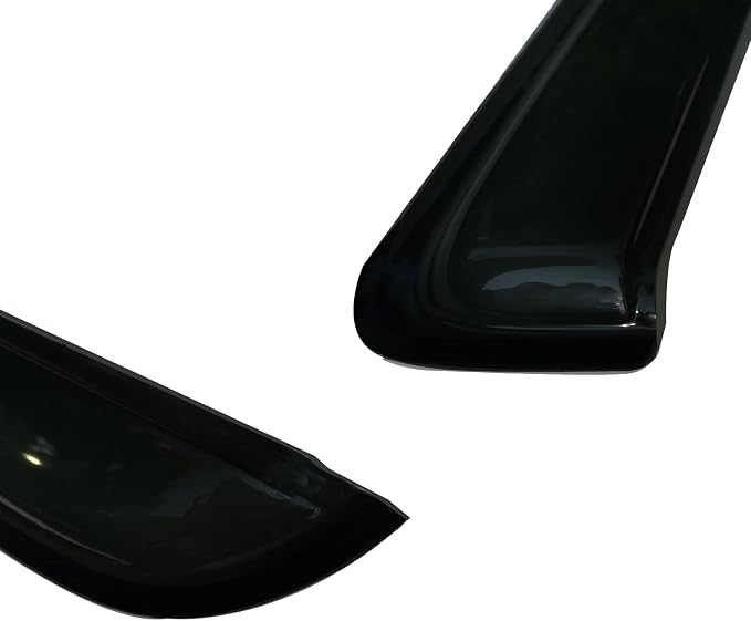 Window Visors Rain Guards for Chevy Silverado/GMC Sierra 1500 2500HD 3500HD | Extended Cab,2014-2018, Window Deflectors, Vent Visor, Sun Shades, Dark Smoke, Truck Accessories