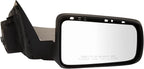 Passenger Side Mirror Assembly Power Smooth Black Paint to Match Compatible with 2008-2011 Ford Focus