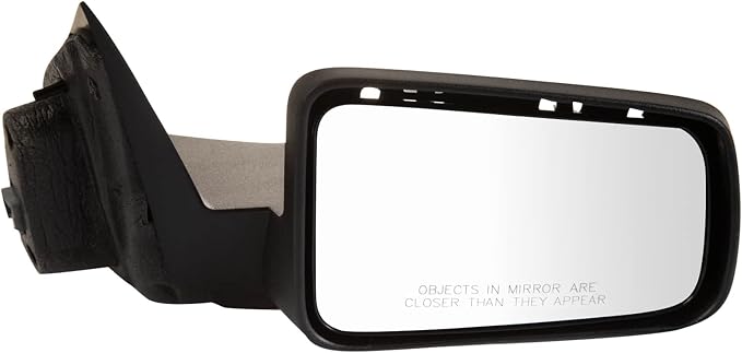 Passenger Side Mirror Assembly Power Smooth Black Paint to Match Compatible with 2008-2011 Ford Focus