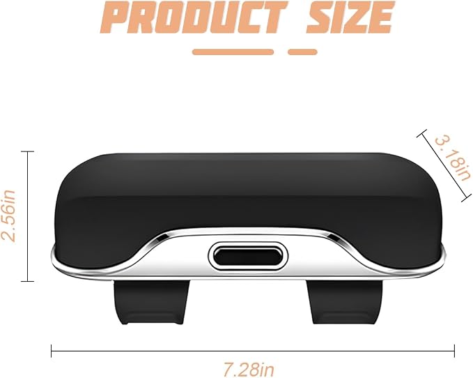 Sunglasses Holder for Car Sun Visor, Protective Automotive Eyeglasses Storage Case Hanger, Soft Vehicle Interior Glasses Organizer Box Accessories, Universal for SUV Sedan Truck (Black)