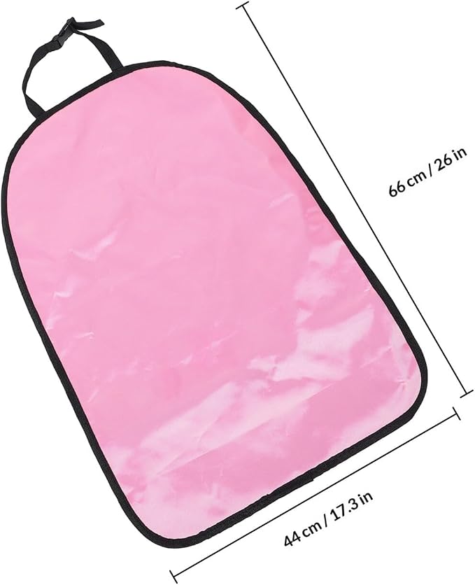 Car Kick Mat and Back Seat Kick Protector for Pink Non-Slip Vehicle Seat Back Cover Mat Sturdy Automotive for Family Cars