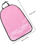 Car Kick Mat and Back Seat Kick Protector for Pink Non-Slip Vehicle Seat Back Cover Mat Sturdy Automotive for Family Cars