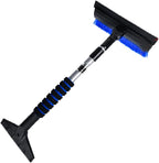Ice Scraper Snow Brush, 3 in 1 Car Snow Brush and Ice Scraper, Ergonomic Foam Grip, Durable Ice Scraper for Snow Removal, Cars, Trucks