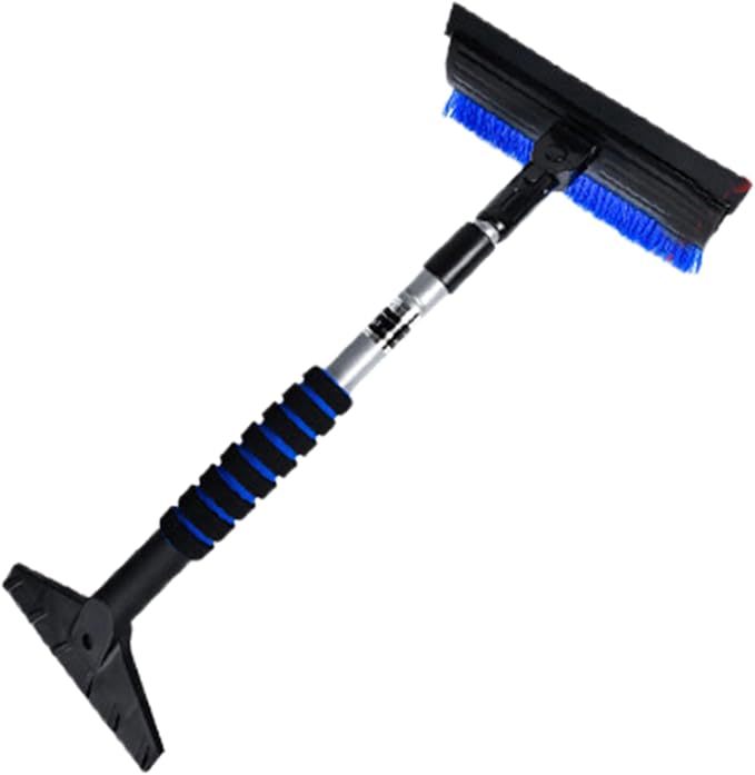 Ice Scraper Snow Brush, 3 in 1 Car Snow Brush and Ice Scraper, Ergonomic Foam Grip, Durable Ice Scraper for Snow Removal, Cars, Trucks