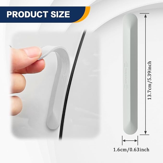 4PCS Silicone Car Door Edge Guard, Car Door Protector, Self Adhesive Crash Scratch Strips Accessories Protector, Auto Accessories Decorative Anti-Collision Strip for Sedans Truck SUV (White)