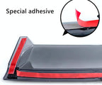 4Pcs for Toyota Camry 2012-2017 Window Visor Rain Guard Deflector Chrome Trim Smoke