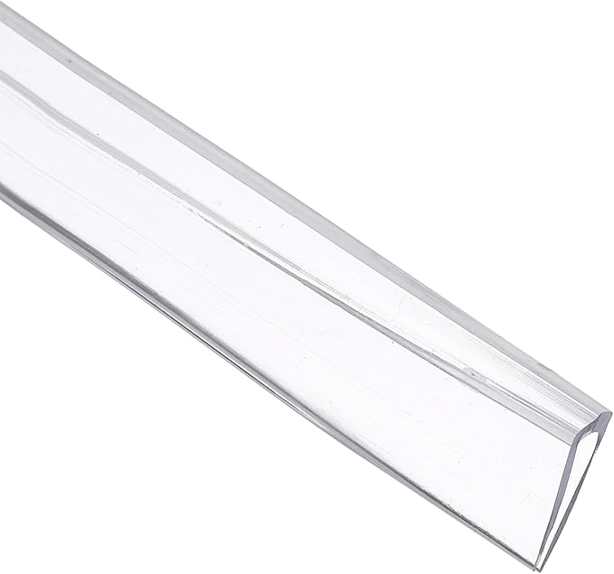 Clear Edge Trim, 13.1Ft Silicone U Channel Edge Protector, Edges Guards Fits 1/8"-5/32" for Car Doors Sheet Metal Parts (5/16" W x 9/16" H)