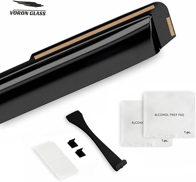 Voron Glass in-Channel Extra Durable Rain Guards for Ford F150 2021-2026 Regular Cab/SuperCrew/SuperCab, Window Deflectors, Vent Window Visors, 2 Pieces - 201231