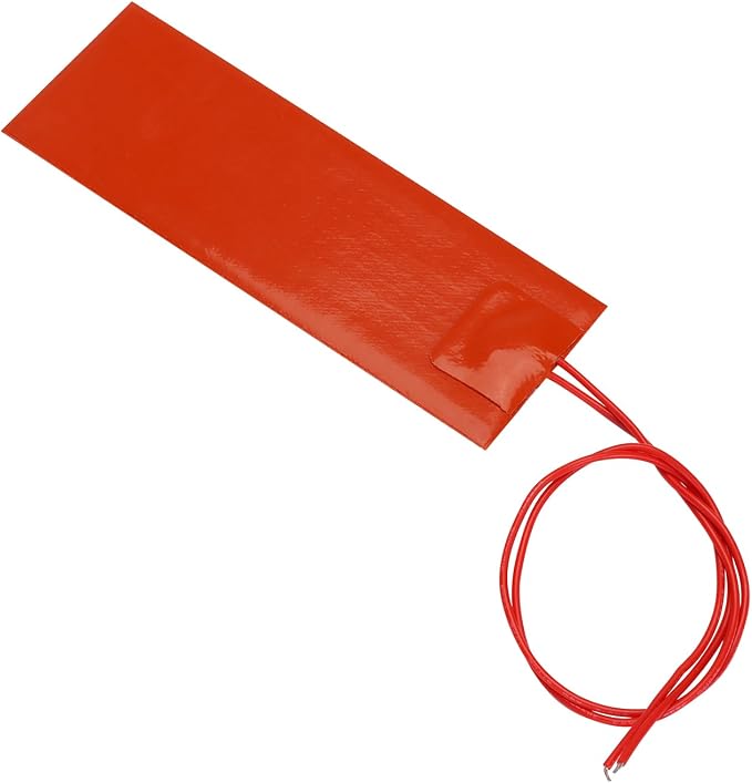 4PCS 12V 20W Silicone Heating Pad Rubber Flexible Heater Mat 50mm X 150mm