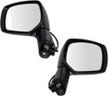 Driver & Passenger Side Power Mirror Set Paint to Match Non-Heated Compatible with 2012-2014 Subaru Impreza SU1320128 SU1321128