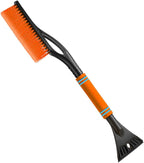 26.7" Snow Brush & Ice Scraper for Car Windshield, Snow Brush with Squeegee, Detachable Snow Removal Tool with Comfortable Ergonomic Foam Grip for Cars, Suvs, Trucks, RVs