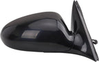 Passenger Side View Mirror Manual Folding Electric Adjustment Non-Heated No Memory Black Compatible with 1997-2005 Buick Century 1997-2004 Regal