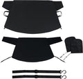 All Wrapped Car Windshield Snow Cover, 600D Oxford Front & Rear Ice Frost Protectors with Side Mirror Covers & Storage Bags, All Weather Windscreen Cover for Most SUVs, Vans & Trucks