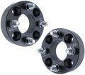 2" Golf Cart Wheel Spacers - Wider Stance, Increased Clearance, Fits EZ GO Fits EZGO Fits Club Car Golf Cart - 2 Inch (50mm), 4x4, 1/2x20 Studs - Pair of 2 - Black