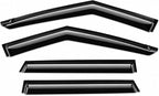 2021-2026 Tape-on Rain Guards for Kia Seltos Side Window Deflector Visors LX S EX SX Turbo X-Line Durable Tinted Vent Shade 2022 2023 2024 2025