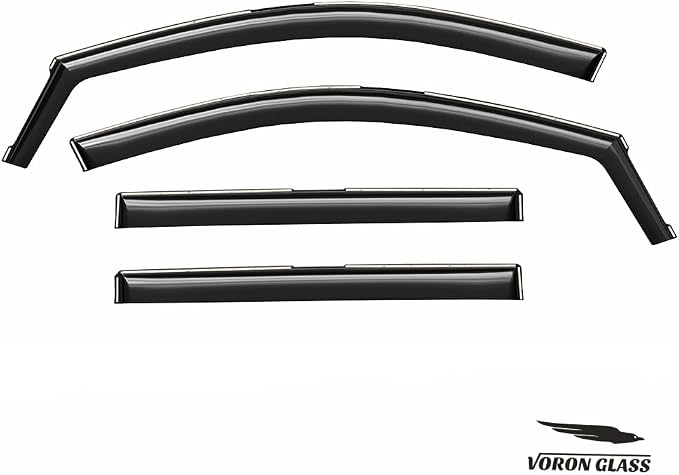 Voron Glass in-Channel Extra Durable Rain Guards for Chevrolet (Chevy) Traverse 2024-2026, Window Deflectors, Vent Window Visors, 4 Pieces - 200798