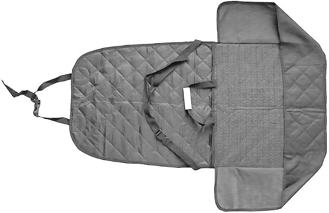 Dog Car Seat Covers, Pet Front Cover for Cars, Trucks, and Suv's - Waterproof & Nonslip Dog Seat Cover(Gray)