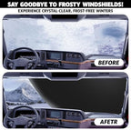 Windshield Snow Cover for Ice and Snow – Car Windshield Cover for Winter Frost, Ice & Snow Protection – Waterproof Frost Shield Windshield Protector for Cars, SUVs & Trucks (69x42 inches)