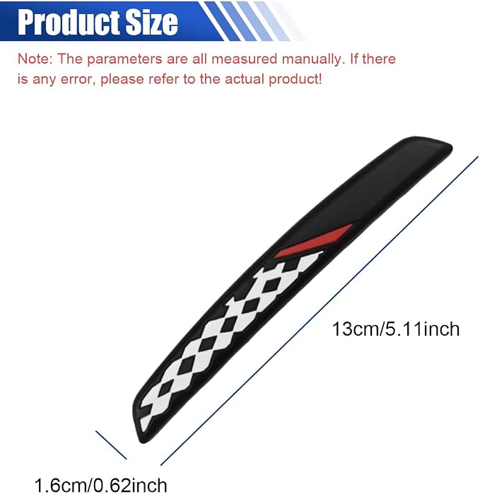 Craedli 6PCS Universal Car Door Edge Guards, Anti-Scratch Auto Bumper Body Protector Trim Guard Car Door Anti-Collision Strips, Self-Adhesive Auto Side Rearview Mirror Protector Sticker(Grid)