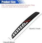 Craedli 6PCS Universal Car Door Edge Guards, Anti-Scratch Auto Bumper Body Protector Trim Guard Car Door Anti-Collision Strips, Self-Adhesive Auto Side Rearview Mirror Protector Sticker(Grid)