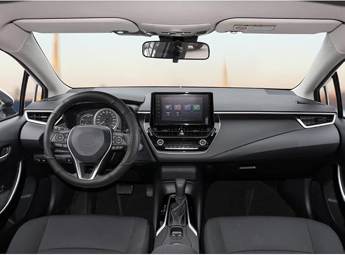 Steering Wheel Cover for Toyota, Auto Car Steering Wheel Cover for Toyota Highlander Rav4 Corolla Camry - Solid Black