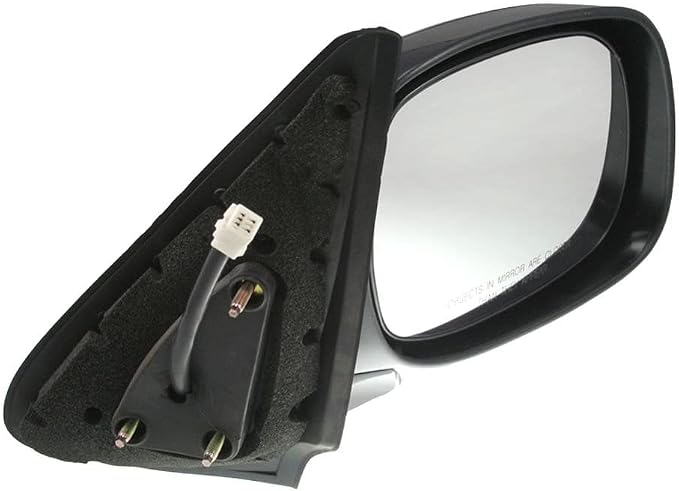 Passenger Side Mirror Assembly Electric Adjustment Heated No Memory Black Compatible with 2001-2007 Toyota Sequoia SRS5 TO1321192