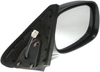Passenger Side Mirror Assembly Electric Adjustment Heated No Memory Black Compatible with 2001-2007 Toyota Sequoia SRS5 TO1321192