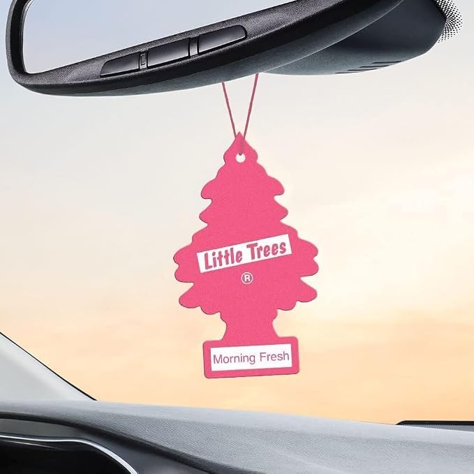 Car Air Freshener | Hanging Paper Tree for Home or Car | Morning Fresh | Pack of 3