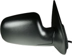 Passenger Side View Mirror Folding Electric Adjustment Heated No Memory Textured Compatible with 1999-2004 Jeep Grand Cherokee