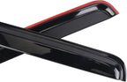 Tape-On Window Visors Deflectors Rain Guards 4 Piece Set ‎Compatible with 2008-2017 Mitsubishi Lancer