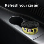 Car Air Freshener: Amalfi lemon Scent | Organic Cans | Odor Eliminator Essential | Long-Lasting | Strong Fragrance | For Home Closet | 1.5 Oz | Pack of 4