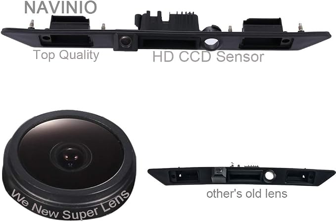 Super HD Vehicle Camera 1280x720 Pixels 1000 TV Car Parking Camera Night Vision Reverse Waterproof Trunk Handle Back up Rear View Camera for Audi A4 B6 B7 A3 A6 Avant Kombi S3 S6 A8 S8 RS4 RS6 A5 Q7