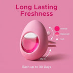 Car Air Freshener Vent Clip 6 Ct, Honey Peach Scent | Pink Edition, Long-Lasting Sweet Fruit Fragrance & Odor Eliminator for Car Interiors, 4 mL Each, Lasts Up to 180 Days