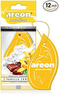 MON MA04 Hanging Best Car Air Freshener Vanilla Choco Scent, Paper Hanging Ornaments, Long Lasting Scent for Car or Home 12 Pack