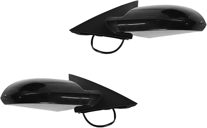 2 Piece Driver and Passenger Side Mirror Assembly Set Electric Adjustment Non-Heated No Memory Textured Compatible with 2009-2013 Chevrolet Impala 2014-2016 Impala Limited GM1320391 GM1321391