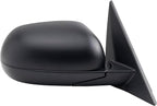 Passenger Side Power Mirror Textured Black without Heat without Blind Spot Compatible with 2020 2021 Kia Soul KI1321232