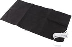 Electric Heating Pad, 60x30cm Polyester Cotton Heated Cushion, DC 12V 30W Heat Pad with 5521 Female Connector for Back Neck Shoulder Warmth At Home Office