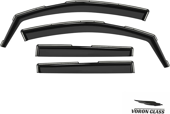 Voron Glass in-Channel Extra Durable Rain Guards for Subaru Outback 2020-2025, Window Deflectors, Vent Window Visors, 4 Pieces - 200890