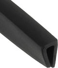 1/5" 13FT Rubber Edge Trim, Flexible U Channel Edge Guard Protector for Keen Edge Sheet Metal Car Doors Hatches Table Corners, Black