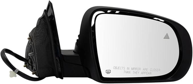Driver & Passenger Side Mirror Set Power Heated Manual Folding Turn Signal Blind Spot Puddle Light Paint to Match Compatible with 2014-2018 Jeep Cherokee CH1320428 CH1321428