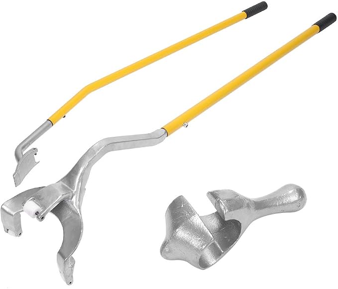 Tire Mount Demount Tool Kit Steel Manual Tire Changer w/Bead Keeper, Tubeless Truck Bead Breaker, 17.5''-24'', Assembly Tool Equipped