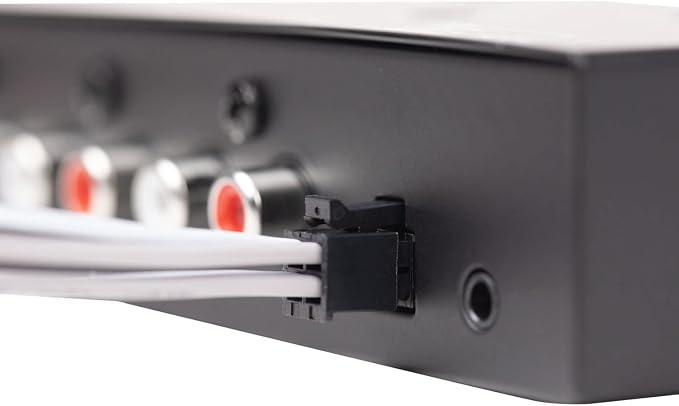CREQ7B 7-Band Car Audio Parametric Equalizer with 9-Volt Line Driver, Subwoofer Control, and Dual Aux Inputs, ½ DIN ISO Mount