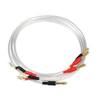Stereo Audio Silver Cable 2FT