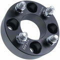 2 Inch Golf Cart Wheel Spacer Compatible with EZGO, Club Car, Yamaha Golf Cart - 4x4 Bolt Pattern, 66mm Hub Bore, 1/2x20 Studs, 50mm Thick, Billet Aluminum, Black - Single