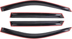 Tape-On Window Visors Deflectors Rain Guards 4 Piece Set ‎Compatible with 2011-2023 Dodge Durango 94267