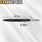 4PCS Car Door Edge Guards Car Side Door Protector, Rearview Anti-Collision Bumper Trim Guard Sticker, Auto Body Self Adhesive Anti-Scratch Strips for SUV Pickup Truck (Black)